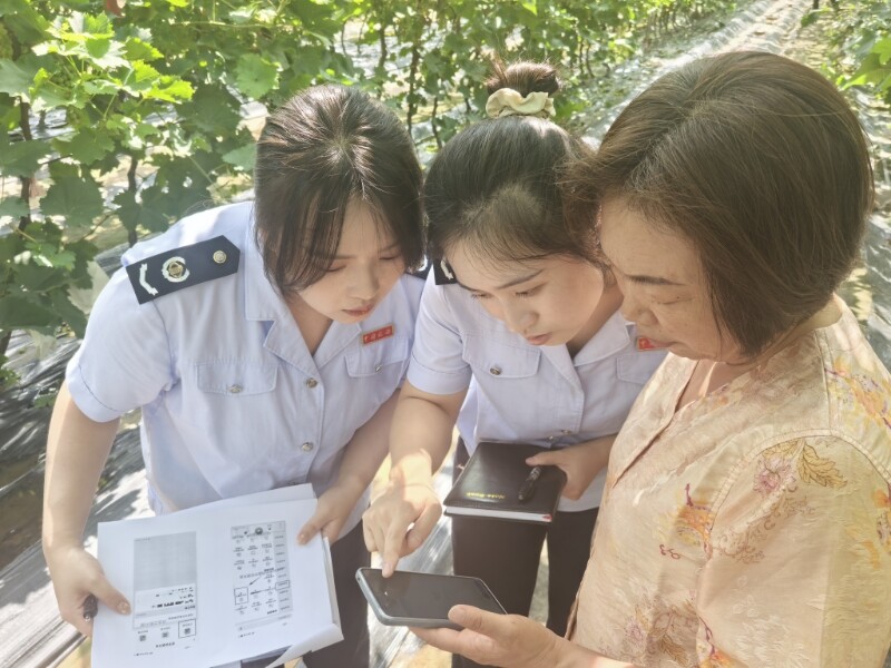 服务现场。