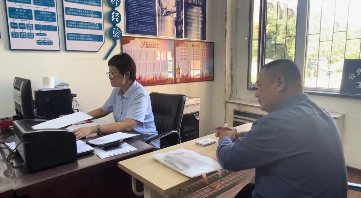服务现场。