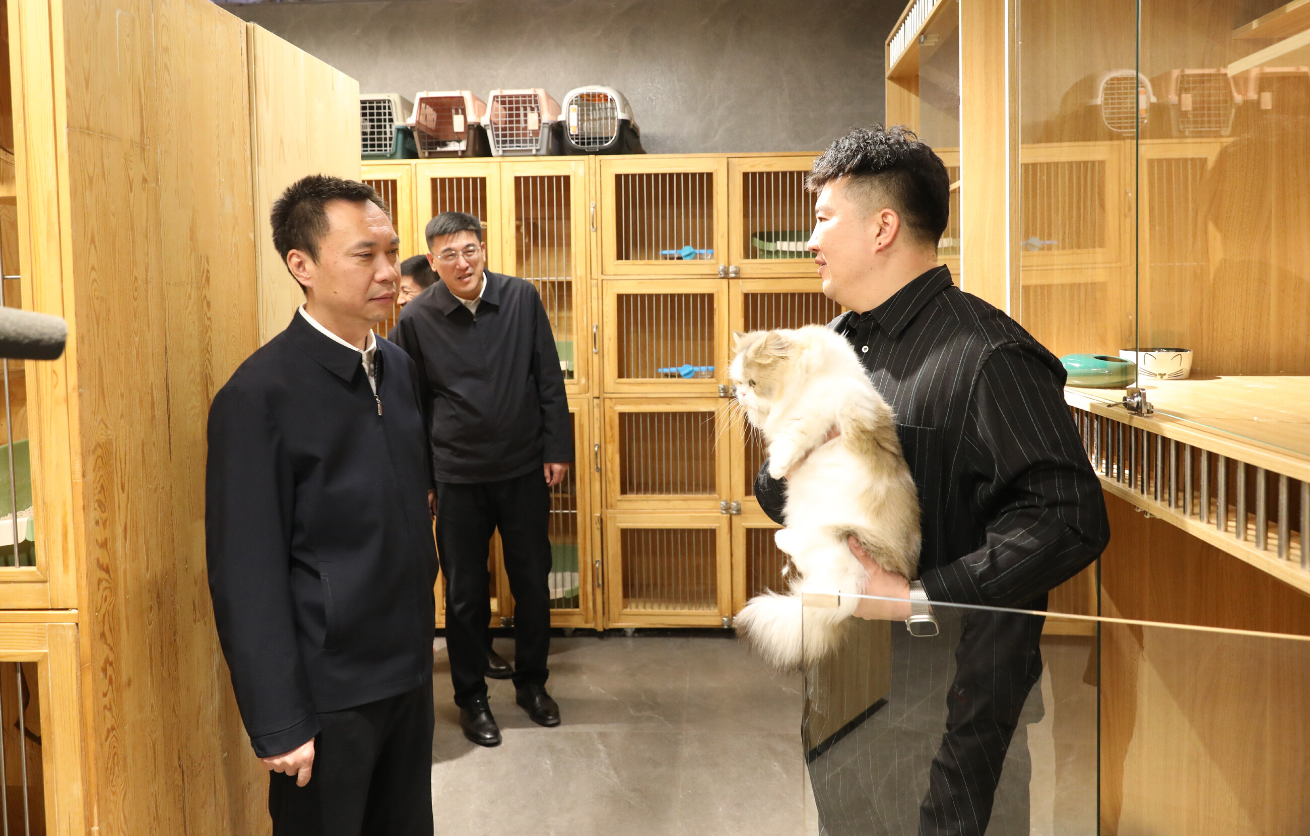 吴开华到深蓝尚宠(佳兆业店)调研。 吴开华到深蓝尚宠(佳兆业店)调研。