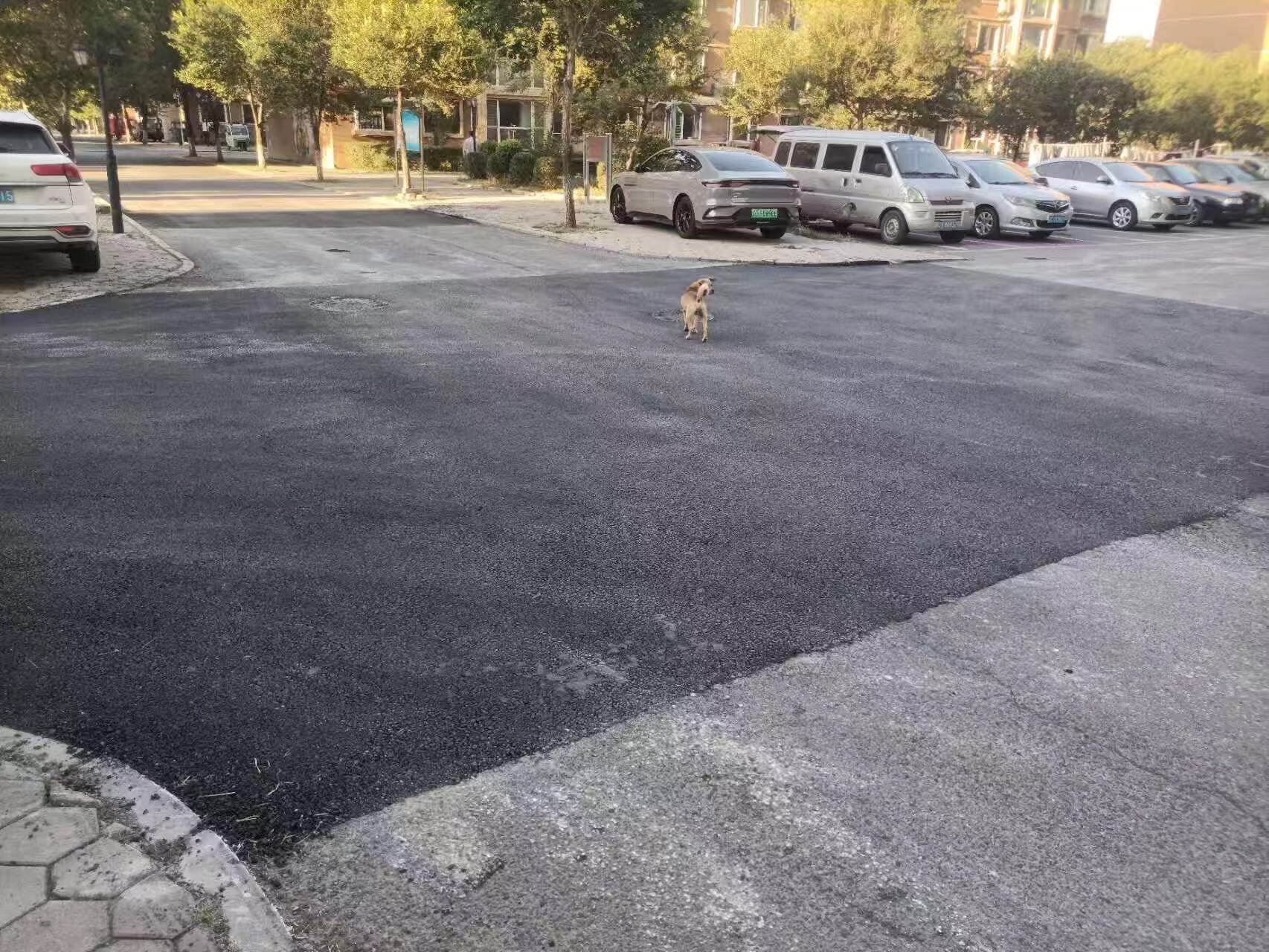修路现场。