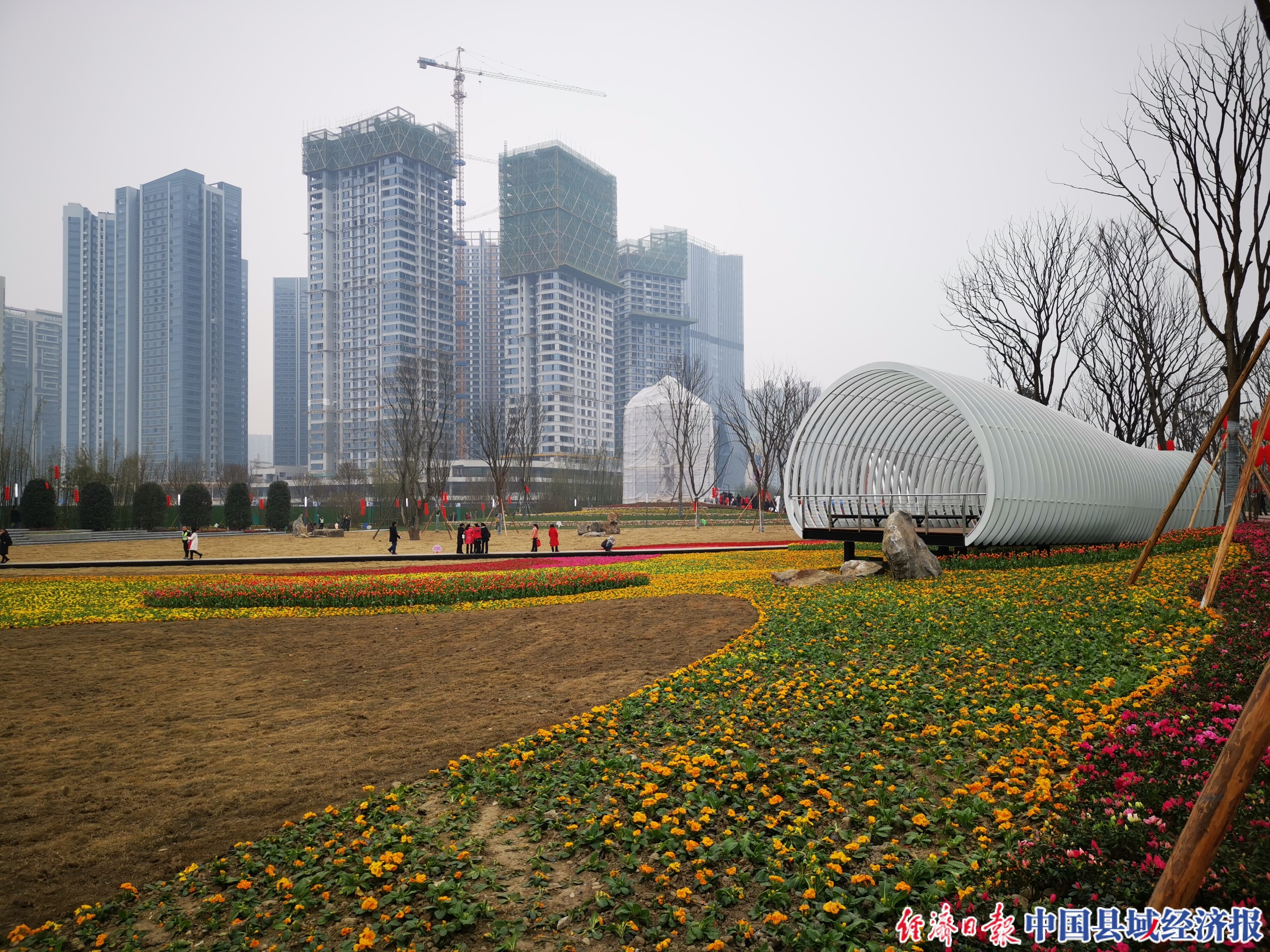 天府文化景观轴核心节点成都新金牛公园今日开园迎客